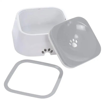 No Drip Pet Water Bowl;  Large Capacity Anti-Slip Water Feeder ;