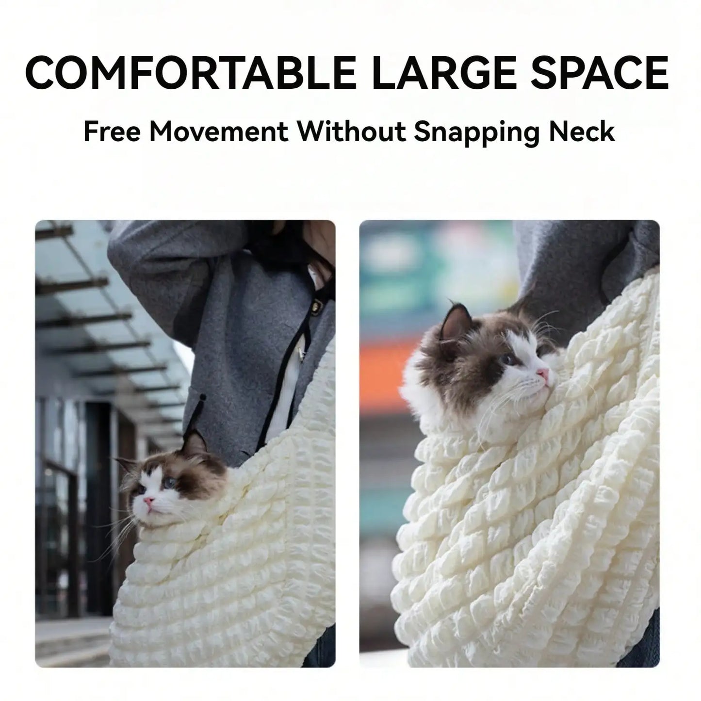 Portable Bag Dog Backpack; Breathable Pet Body  Bag  for Small Dogs; Daily Use Walking Travel bag;