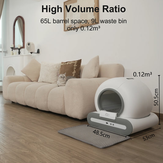 Cat Litter Box;  Self- Cleaning with App Control ;