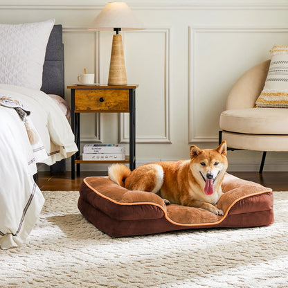 Orthopedic Dog Bed; Memory Foam Bed Small Dogs & Cats;