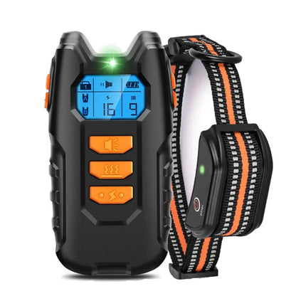 Dog Training Collar W/ Remote; Shock Electric Vibrator Sound USB Rechargeable