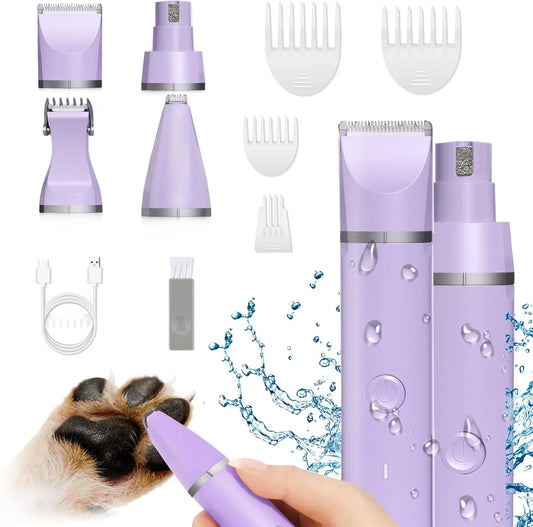 Pet  Grooming Clippers Kt iCordless;Electric Rechargeable ;Trimmer Tools;Cordless Quiet Pet Nail Paw Grinder;
