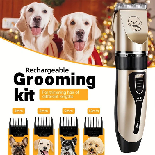 Pet Hair Trimmer Kit ;Electric Precision Clippers;