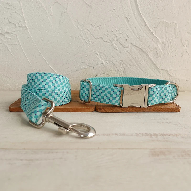 Dog bow tie collar leash WATERPOOF  collar 5 sizes