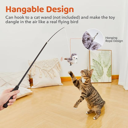 Cat Toys Flapping Bird;  Cat Kicker Catnip Toys
