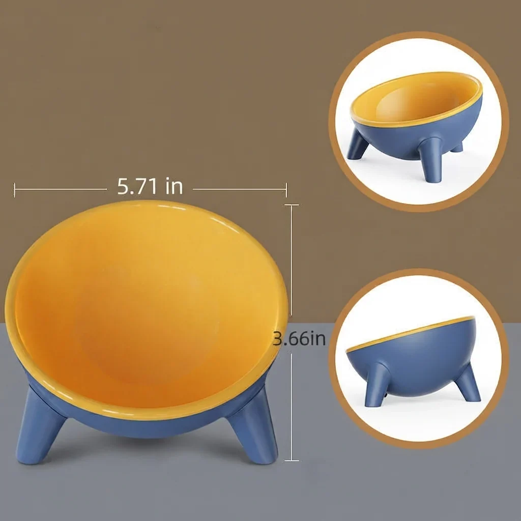 Nordic Feeding Bowls With Elevated Stand For Comfortable Mealtimes