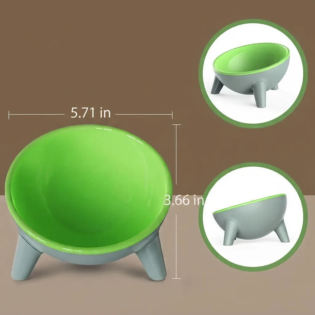 Nordic Feeding Bowls With Elevated Stand For Comfortable Mealtimes
