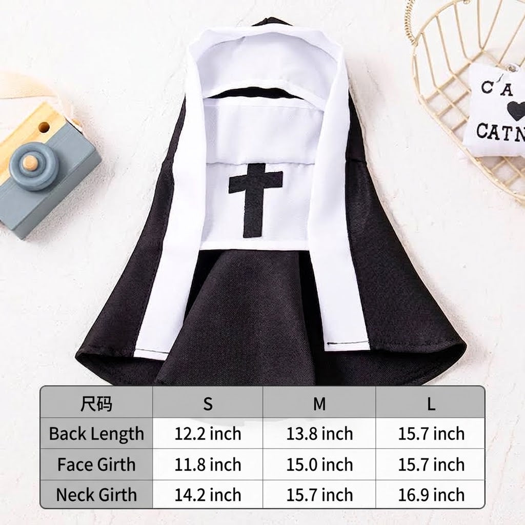 Funny Nun Pet Costume