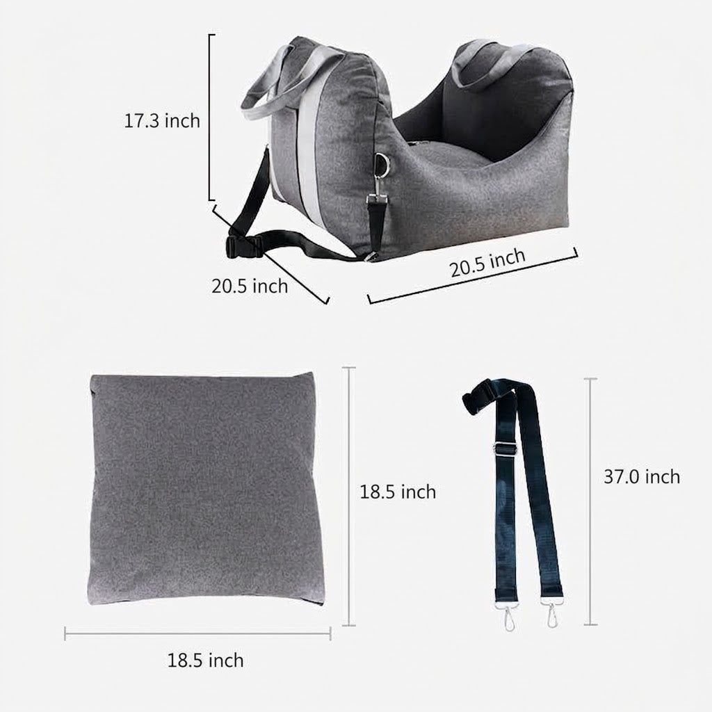 Detachable Washable Portable Car Seat Carrier For All-Season Travel